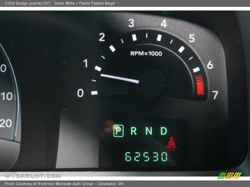 Stone White / Pastel Pebble Beige 2009 Dodge Journey SXT