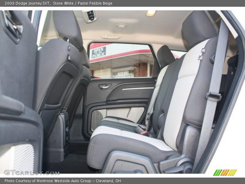 Stone White / Pastel Pebble Beige 2009 Dodge Journey SXT