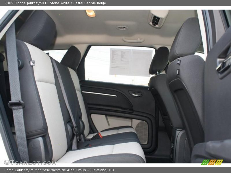 Stone White / Pastel Pebble Beige 2009 Dodge Journey SXT