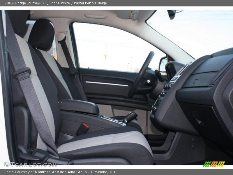 Stone White / Pastel Pebble Beige 2009 Dodge Journey SXT