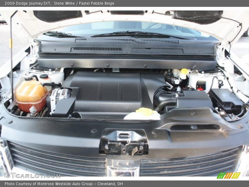 Stone White / Pastel Pebble Beige 2009 Dodge Journey SXT