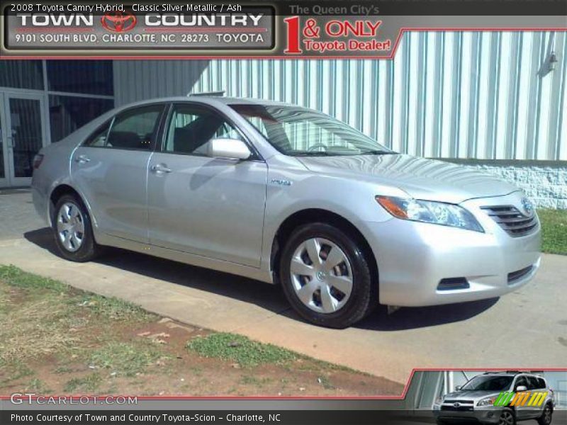 Classic Silver Metallic / Ash 2008 Toyota Camry Hybrid