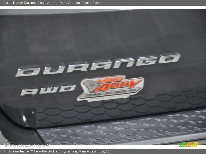 Dark Charcoal Pearl / Black 2011 Dodge Durango Express 4x4