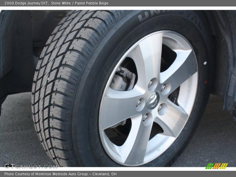 Stone White / Pastel Pebble Beige 2009 Dodge Journey SXT