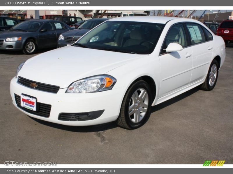 Summit White / Neutral 2010 Chevrolet Impala LT