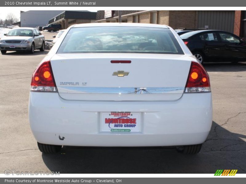 Summit White / Neutral 2010 Chevrolet Impala LT