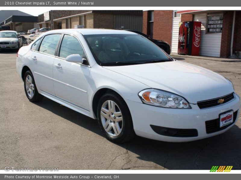 Summit White / Neutral 2010 Chevrolet Impala LT