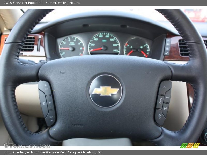 Summit White / Neutral 2010 Chevrolet Impala LT