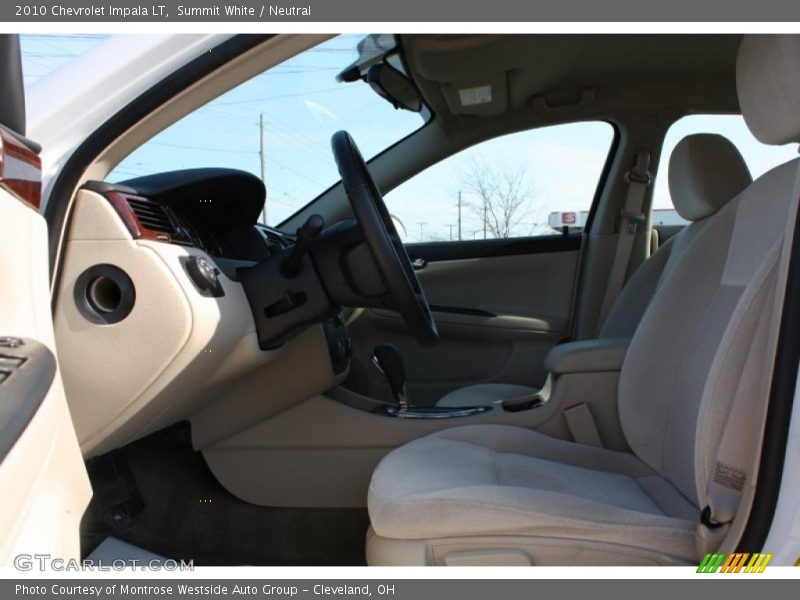 Summit White / Neutral 2010 Chevrolet Impala LT