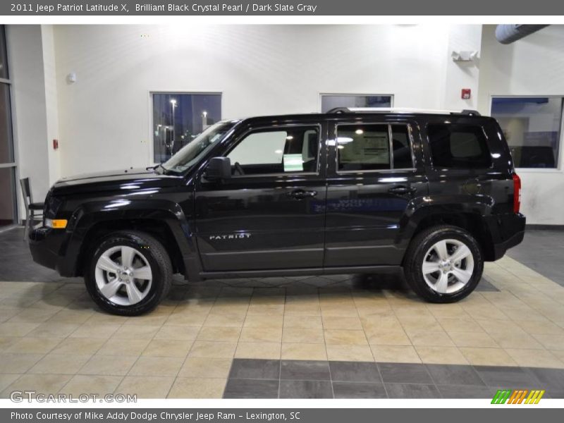 Brilliant Black Crystal Pearl / Dark Slate Gray 2011 Jeep Patriot Latitude X