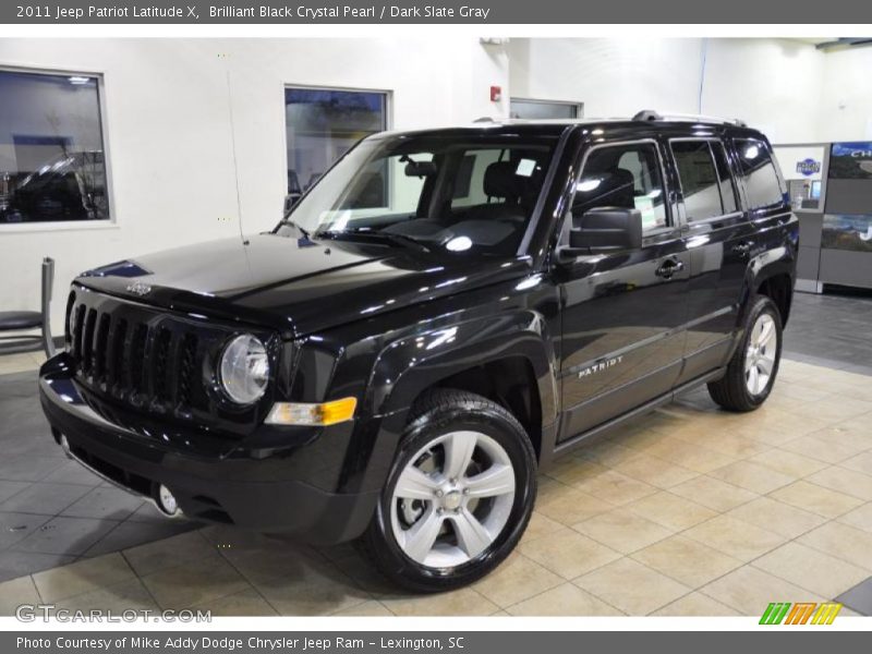 Brilliant Black Crystal Pearl / Dark Slate Gray 2011 Jeep Patriot Latitude X
