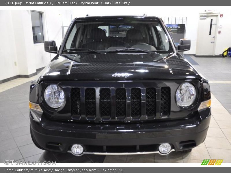Brilliant Black Crystal Pearl / Dark Slate Gray 2011 Jeep Patriot Latitude X