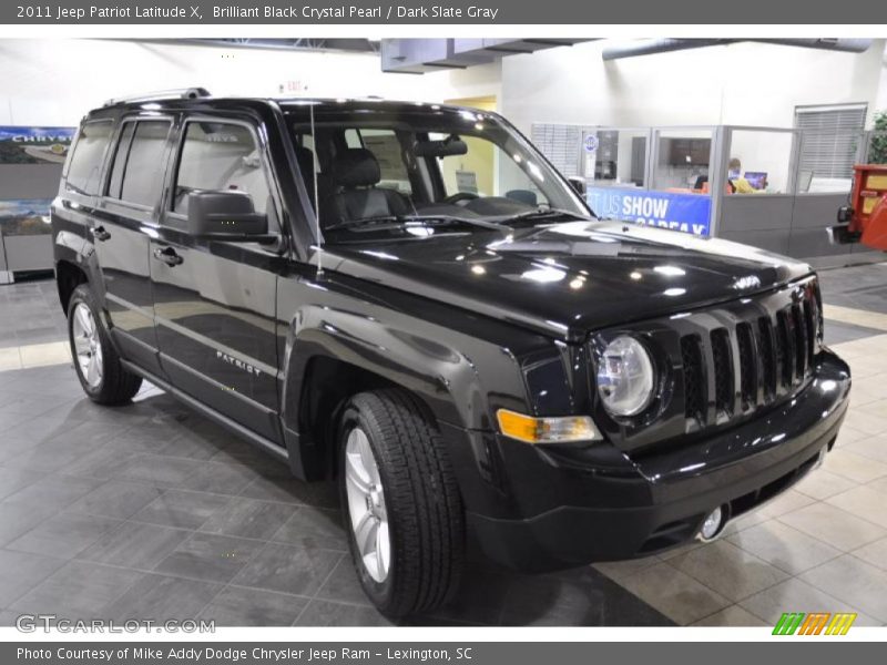 Brilliant Black Crystal Pearl / Dark Slate Gray 2011 Jeep Patriot Latitude X