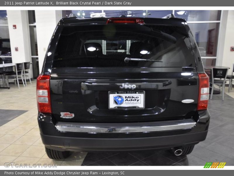 Brilliant Black Crystal Pearl / Dark Slate Gray 2011 Jeep Patriot Latitude X