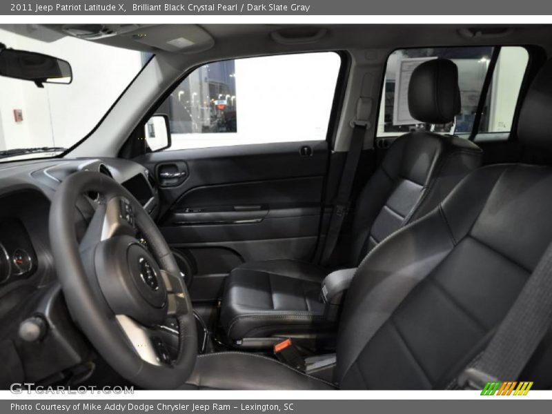 Brilliant Black Crystal Pearl / Dark Slate Gray 2011 Jeep Patriot Latitude X