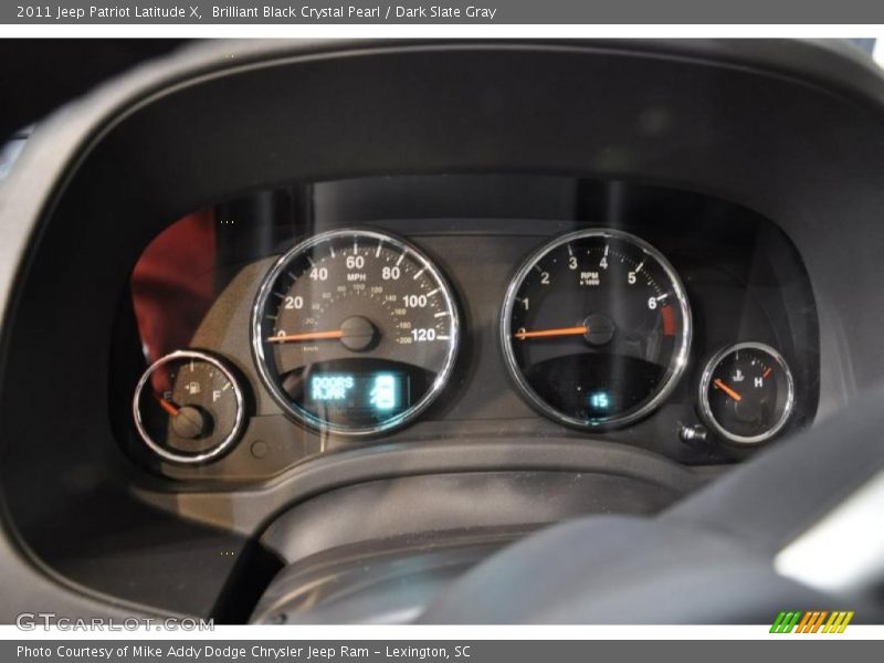 Brilliant Black Crystal Pearl / Dark Slate Gray 2011 Jeep Patriot Latitude X