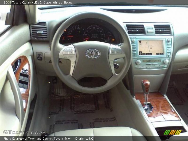 Super White / Bisque 2008 Toyota Camry XLE V6