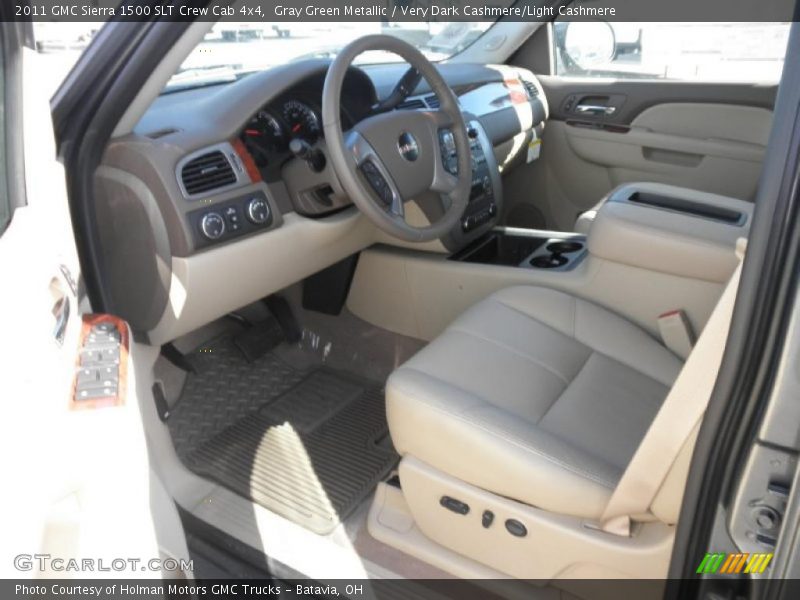  2011 Sierra 1500 SLT Crew Cab 4x4 Very Dark Cashmere/Light Cashmere Interior