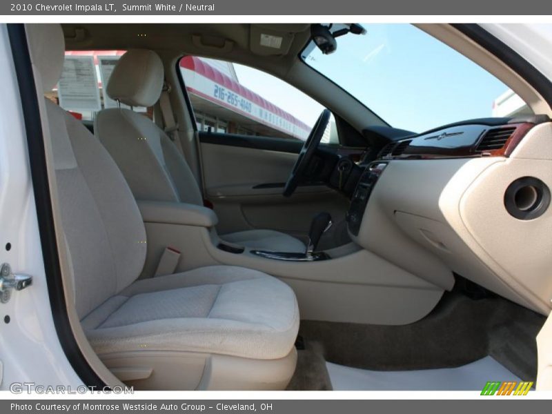 Summit White / Neutral 2010 Chevrolet Impala LT