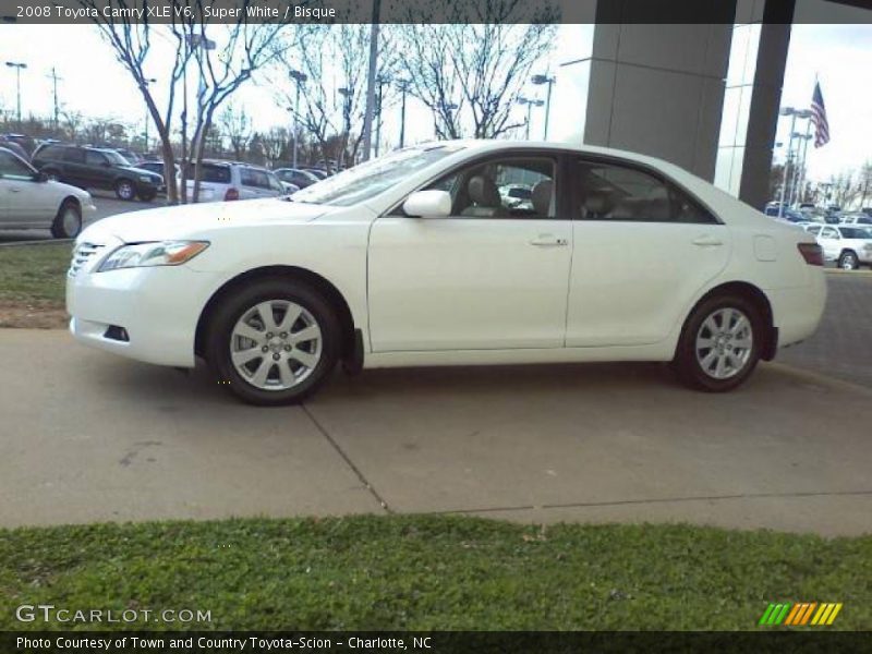 Super White / Bisque 2008 Toyota Camry XLE V6