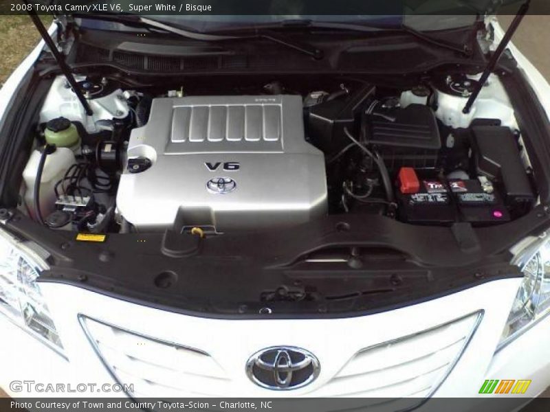 Super White / Bisque 2008 Toyota Camry XLE V6