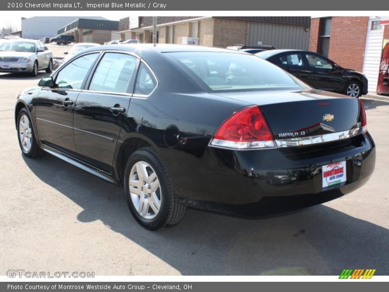 Imperial Blue Metallic / Gray 2010 Chevrolet Impala LT