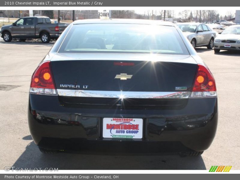 Imperial Blue Metallic / Gray 2010 Chevrolet Impala LT