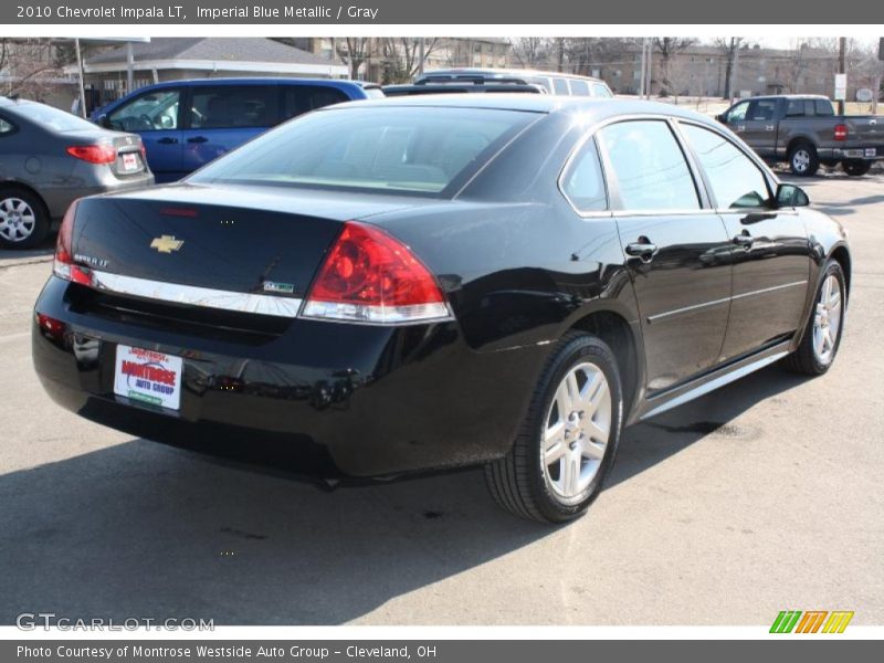 Imperial Blue Metallic / Gray 2010 Chevrolet Impala LT