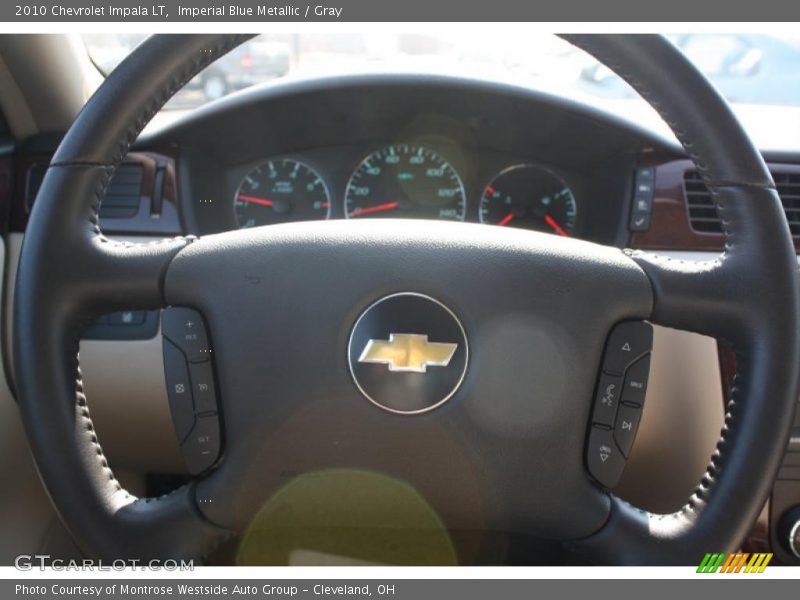 Imperial Blue Metallic / Gray 2010 Chevrolet Impala LT