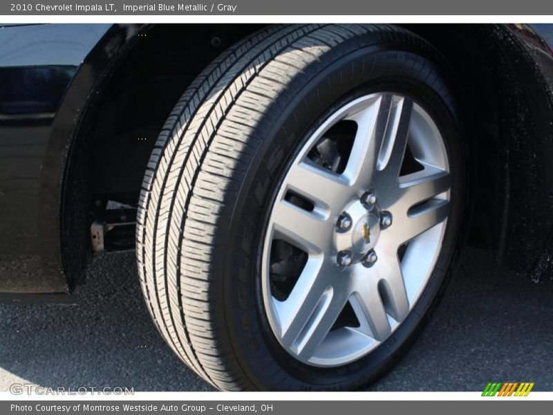 Imperial Blue Metallic / Gray 2010 Chevrolet Impala LT
