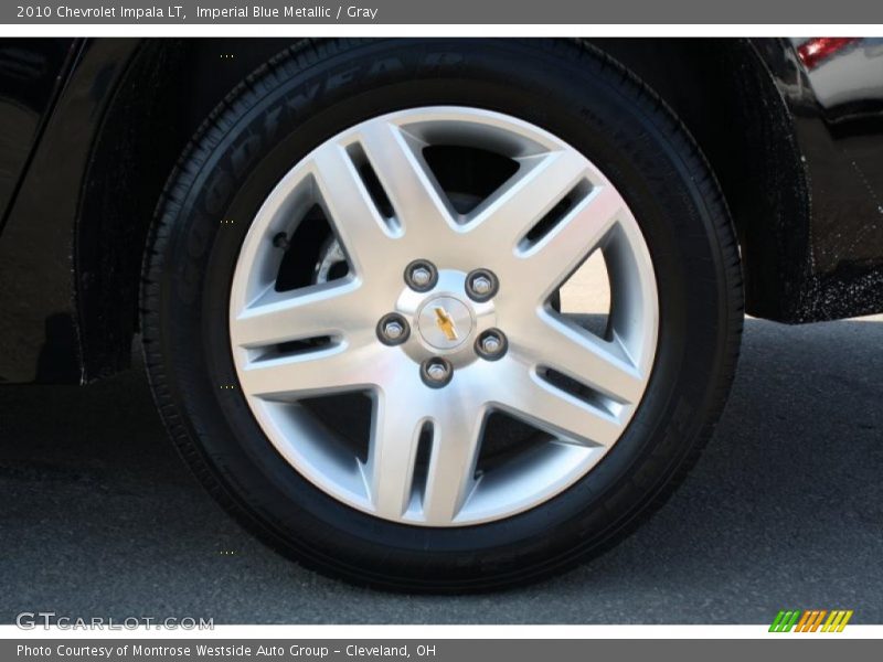 Imperial Blue Metallic / Gray 2010 Chevrolet Impala LT