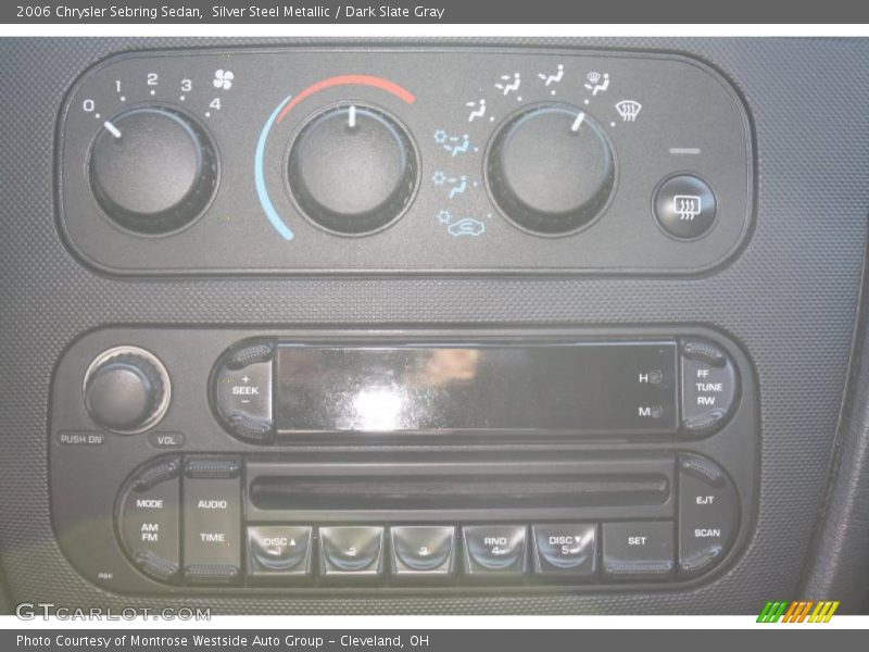 Silver Steel Metallic / Dark Slate Gray 2006 Chrysler Sebring Sedan