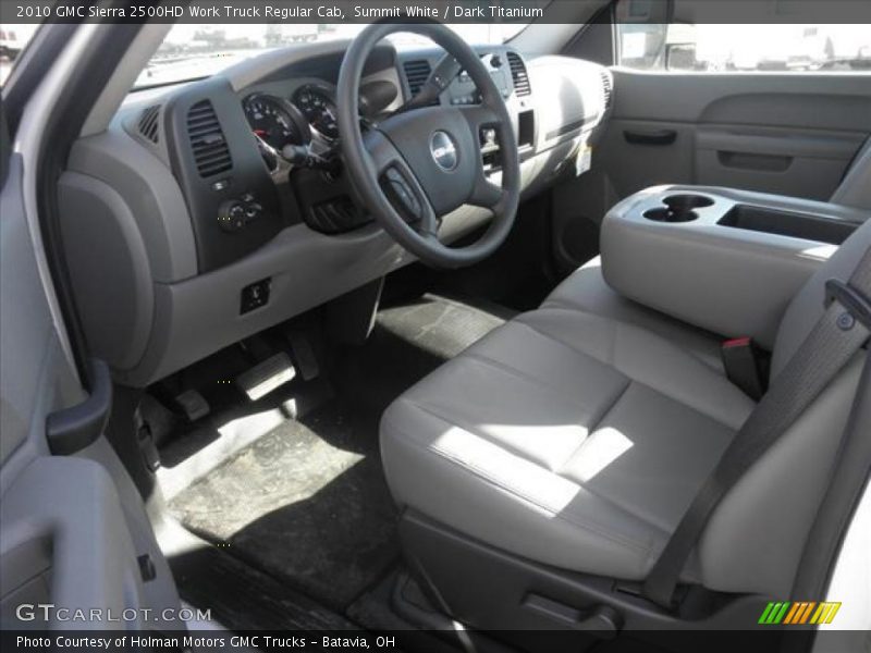 Summit White / Dark Titanium 2010 GMC Sierra 2500HD Work Truck Regular Cab
