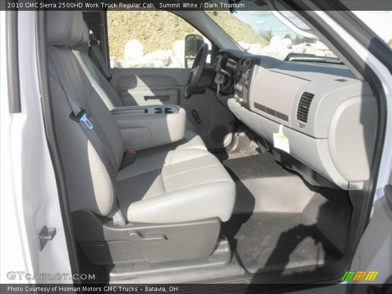 Summit White / Dark Titanium 2010 GMC Sierra 2500HD Work Truck Regular Cab