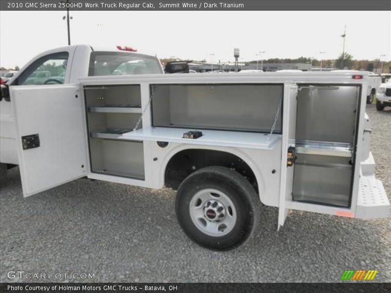 Summit White / Dark Titanium 2010 GMC Sierra 2500HD Work Truck Regular Cab