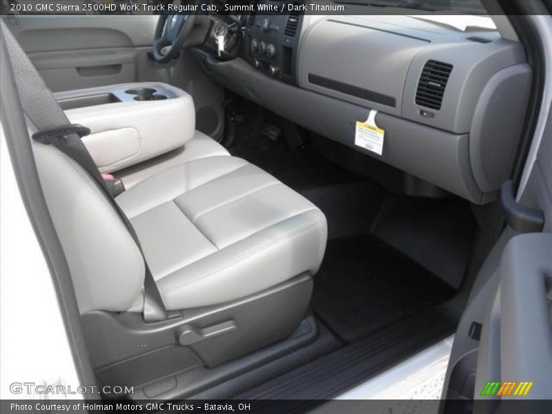 Summit White / Dark Titanium 2010 GMC Sierra 2500HD Work Truck Regular Cab