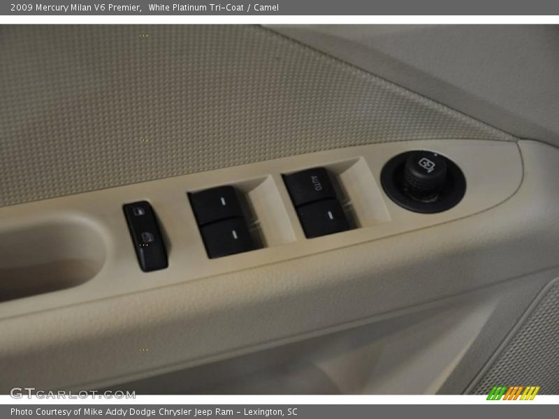 White Platinum Tri-Coat / Camel 2009 Mercury Milan V6 Premier