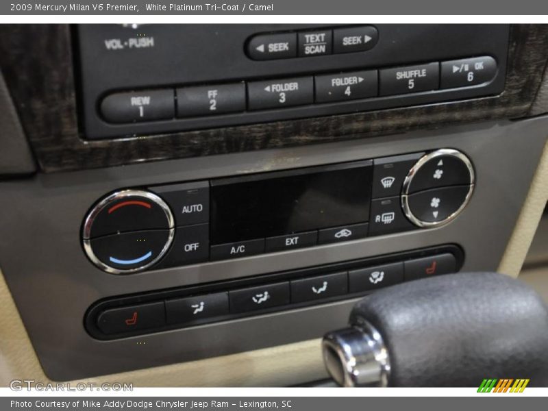White Platinum Tri-Coat / Camel 2009 Mercury Milan V6 Premier