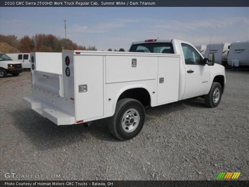 Summit White / Dark Titanium 2010 GMC Sierra 2500HD Work Truck Regular Cab