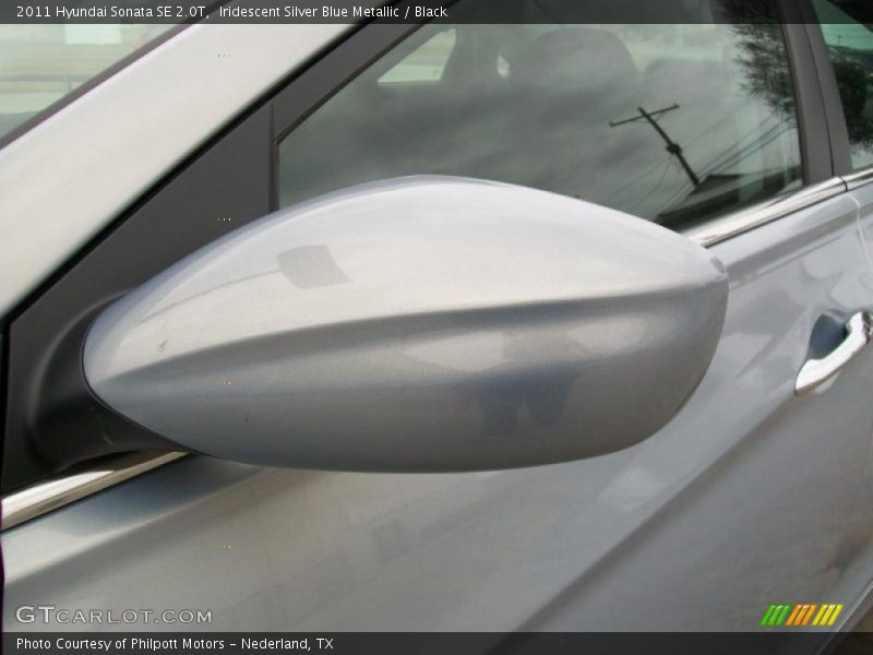 Iridescent Silver Blue Metallic / Black 2011 Hyundai Sonata SE 2.0T