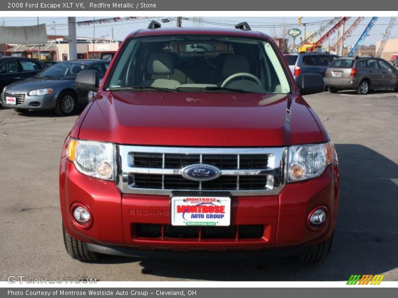 Redfire Metallic / Stone 2008 Ford Escape XLT V6