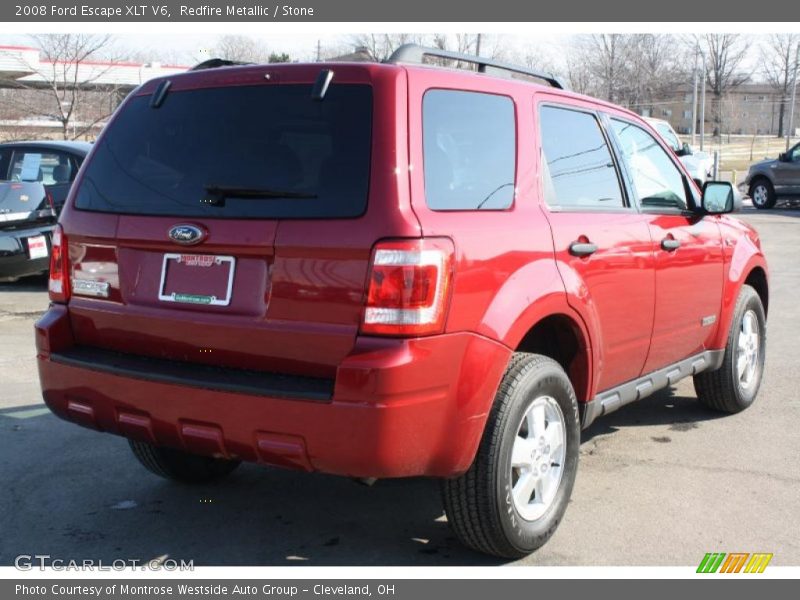 Redfire Metallic / Stone 2008 Ford Escape XLT V6