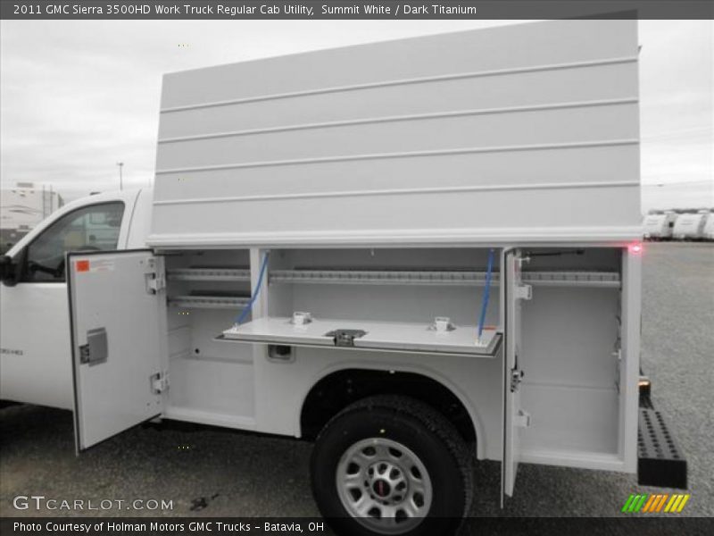 Summit White / Dark Titanium 2011 GMC Sierra 3500HD Work Truck Regular Cab Utility