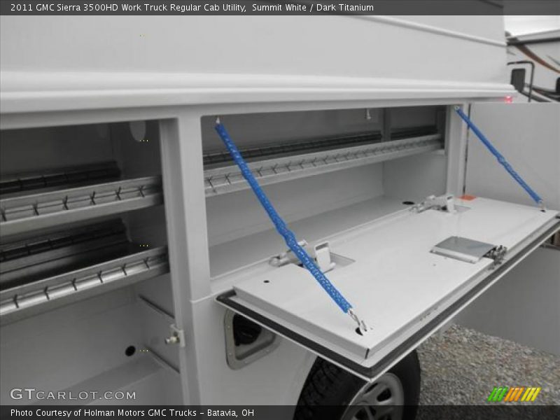 Summit White / Dark Titanium 2011 GMC Sierra 3500HD Work Truck Regular Cab Utility