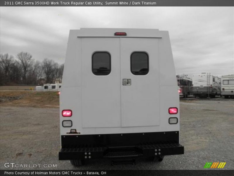 Summit White / Dark Titanium 2011 GMC Sierra 3500HD Work Truck Regular Cab Utility