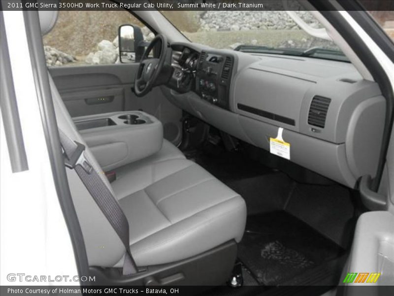  2011 Sierra 3500HD Work Truck Regular Cab Utility Dark Titanium Interior