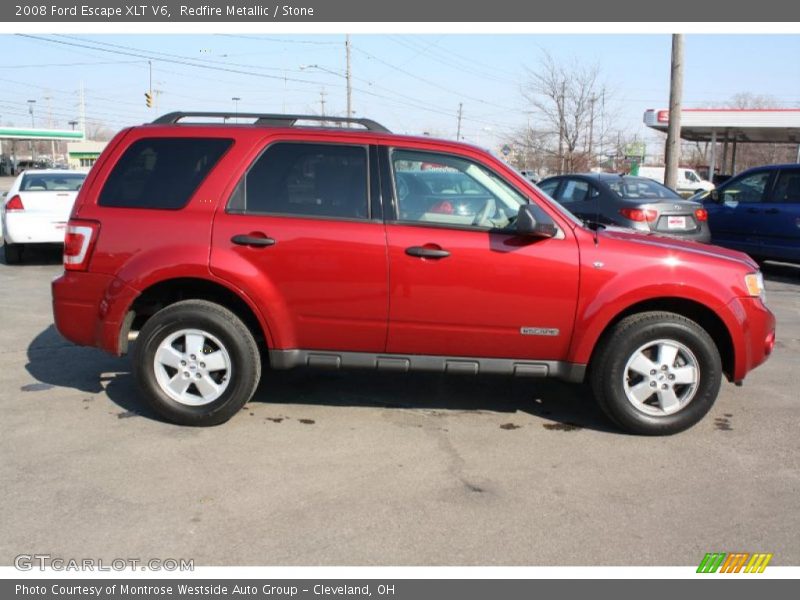 Redfire Metallic / Stone 2008 Ford Escape XLT V6