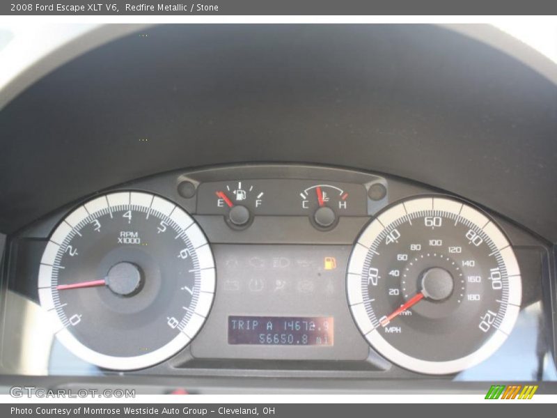 Redfire Metallic / Stone 2008 Ford Escape XLT V6