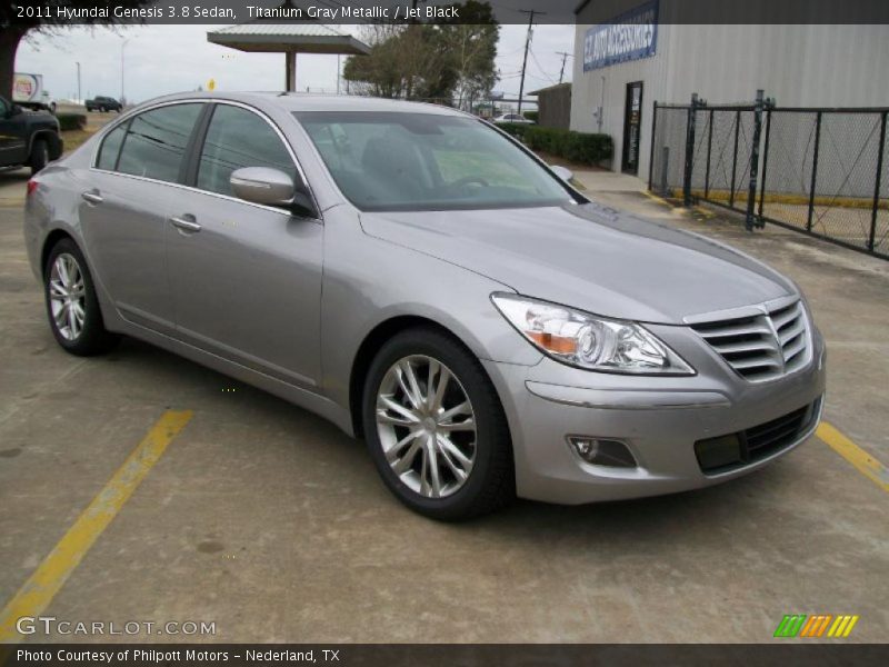 Front 3/4 View of 2011 Genesis 3.8 Sedan