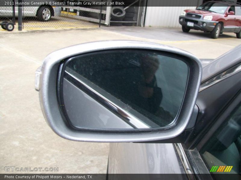Titanium Gray Metallic / Jet Black 2011 Hyundai Genesis 3.8 Sedan